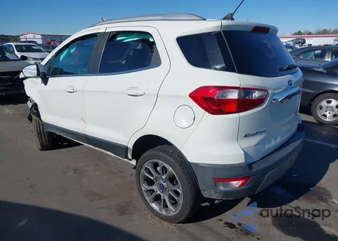 2019 Ford Ecosport Titanium z USA, uszkodzony, nr VIN MAJ6S3KL0KC281771